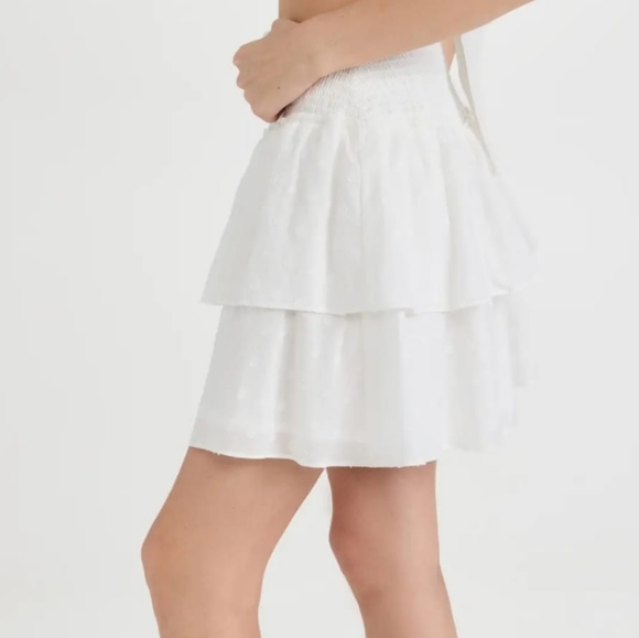 MINKPINK - Whitewash Miniskirt & Crop Top, 2 pices, XS - Picture 3 of 16